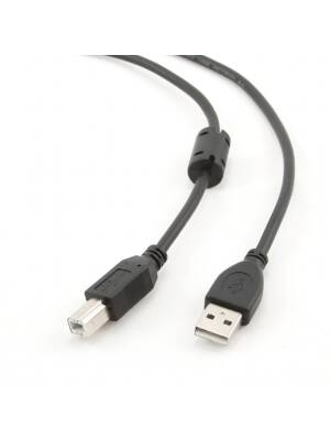 CABLU USB 2.0A-plug B-plug WITH FERRITE CORE 1.8 M CCF-USB2-AMBM-6
